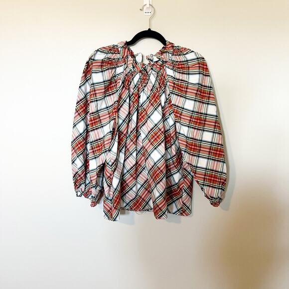 J.Crew Smocked-neck cotton poplin top in Snowy
Stewart tartan women’s xxl - Picture 1 of 13